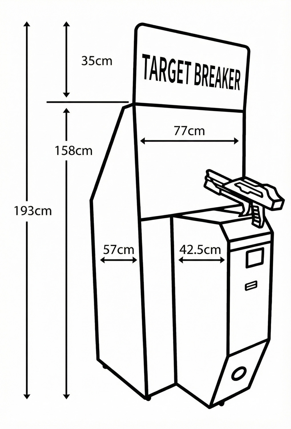 Target Breaker Size Specs